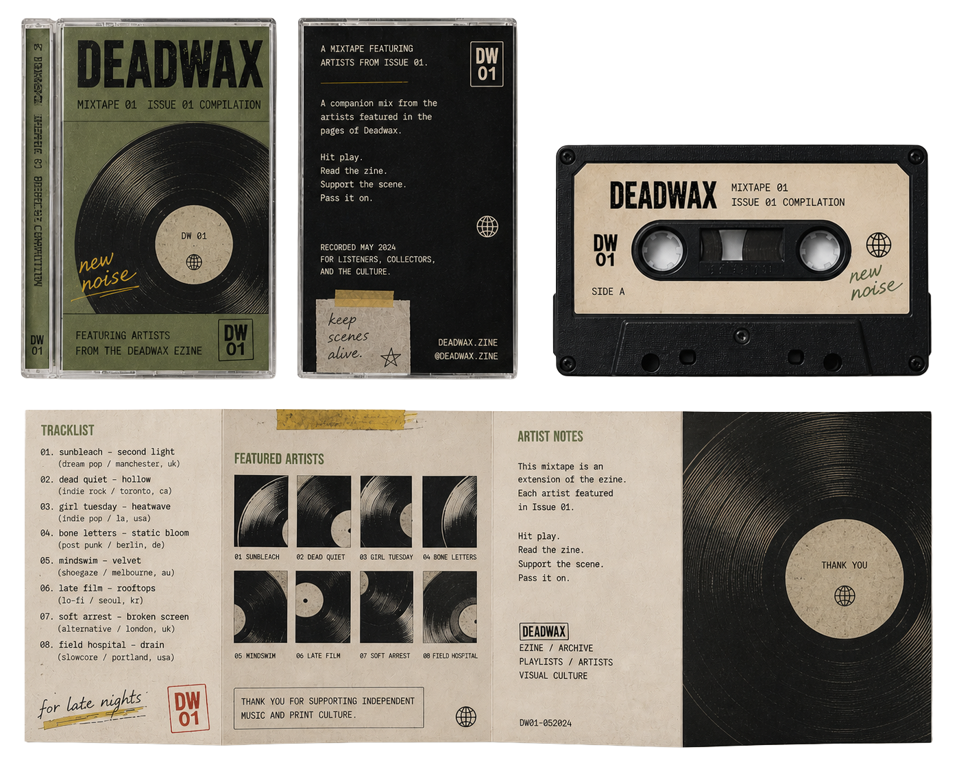 Deadwax issue cassette tape