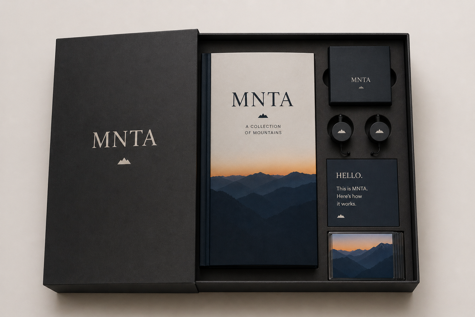 MNTA hospital partnership kit · slipcase + components