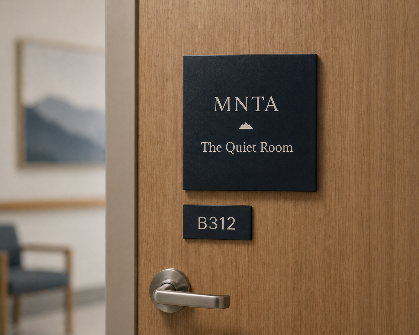 MNTA wall / door sign